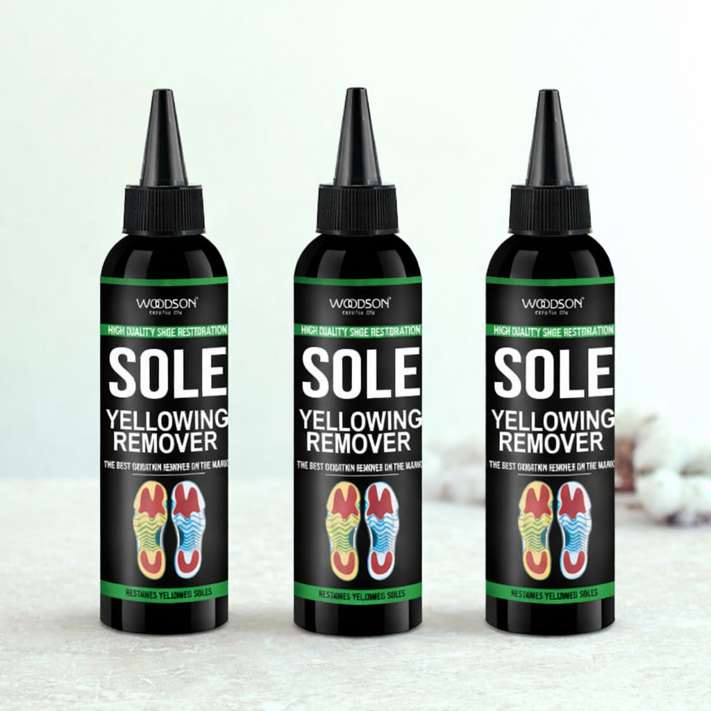 produit pour déjaunir les semelles de chaussure