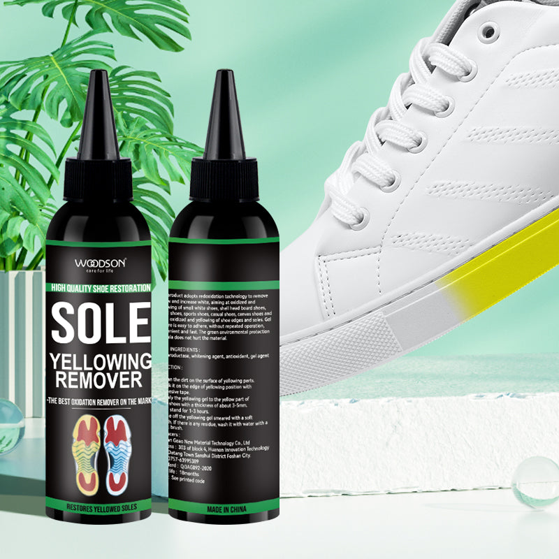 produit pour déjaunir les semelles de chaussure