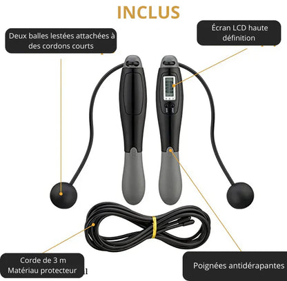 Corde à sauter intelligente sans fil, comptage, perte de poids, Portable, facile à utilisé