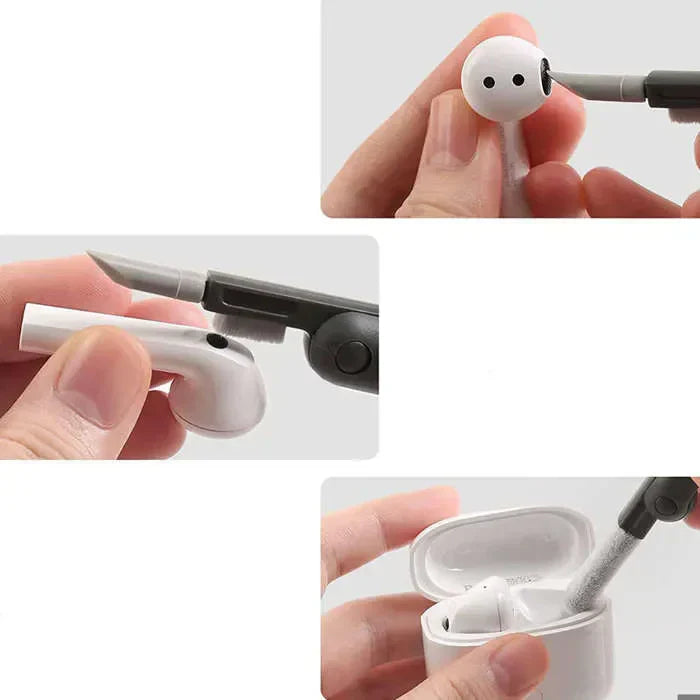 Kit de Nettoyage ordinateur 7 en 1, Kit de Nettoyage de Clavier avec Brosse, Stylo de Nettoyage Pour Airpods Pro, Adapté aux écouteurs, Ordinateur Portable, Téléphone, écran PC