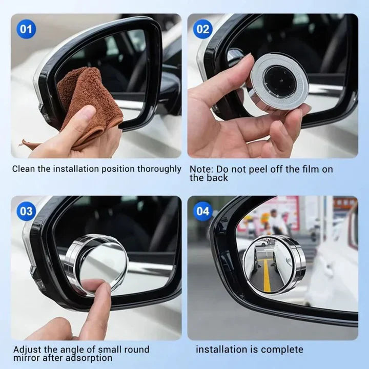 La paire de Miroir d’Angle Mort de Voiture